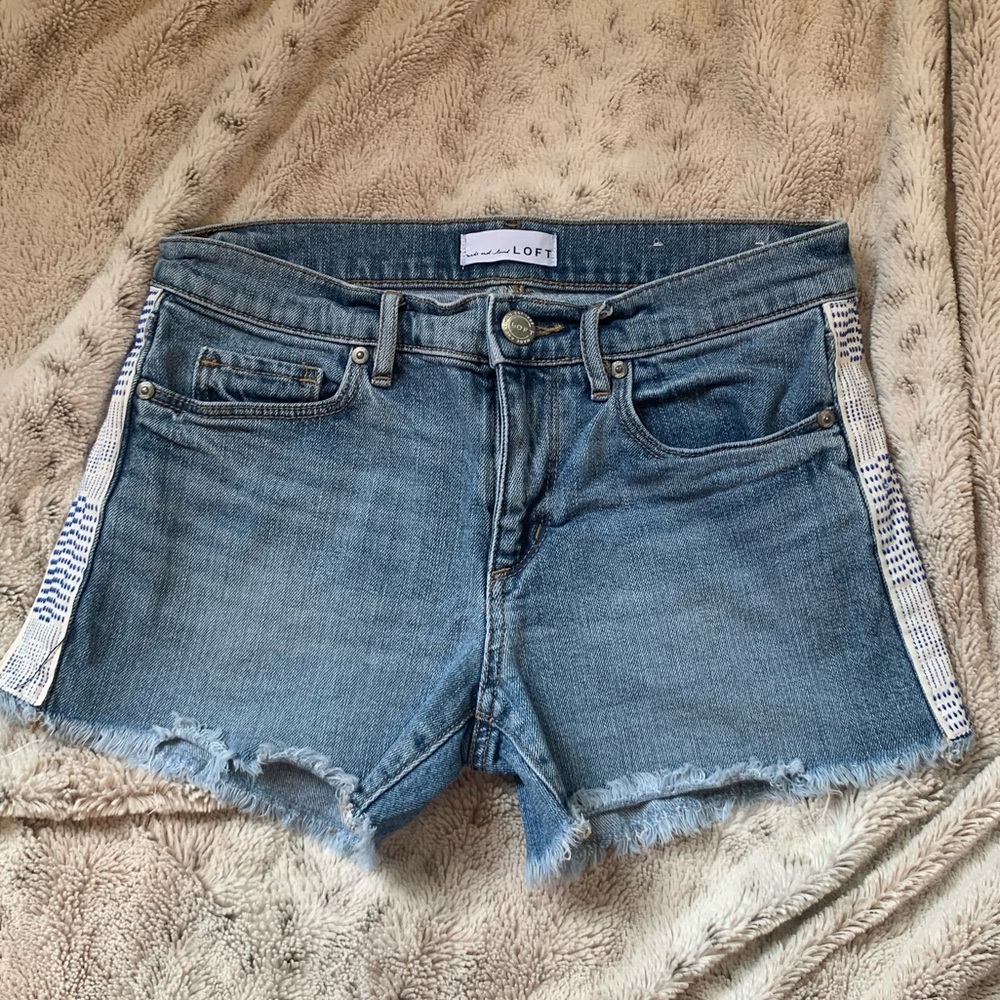 LOFT denim shorts